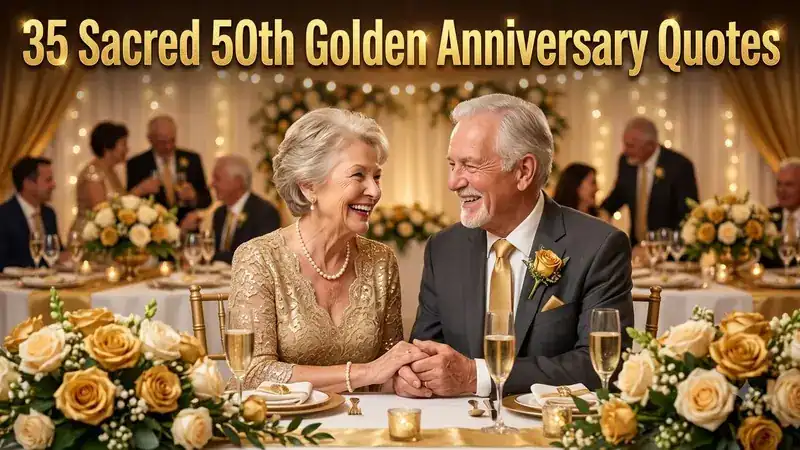 40 Golden Wedding Anniversary Quotes for 50 Years Love