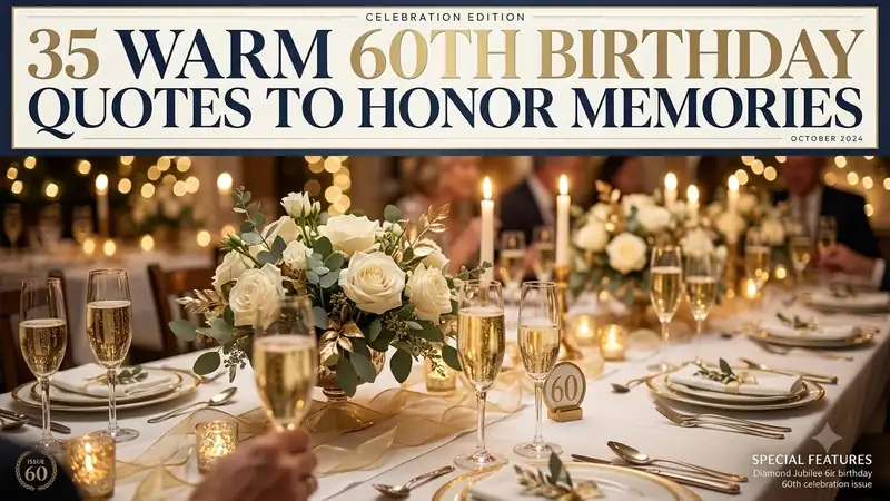 35 Heartfelt 60th Birthday Quotes & Diamond Blessings