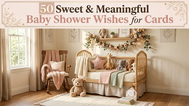 50 Sweet & Meaningful Baby Shower Wishes for Cards