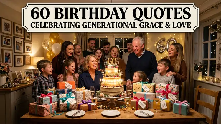 60 Birthday Quotes Happy Birthday Wishes Celebrating Generational Grace
