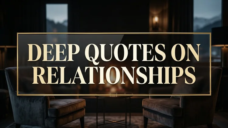 75 Deep Quotes on Relationships: Soul Connections, Unconditional Trust & Lifelong Bonds