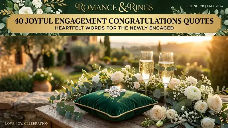 40 Joyful Engagement Quotes & Warm Marriage Wishes