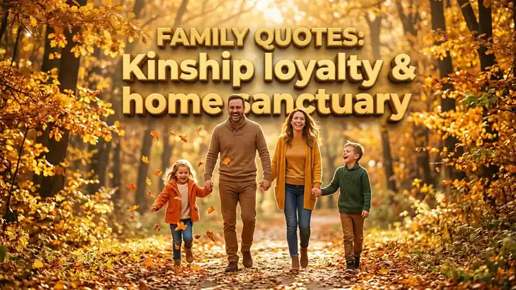 50 Touching Family Quotes on Kinship Loyalty, Unconditional Love & Home Sanctuary