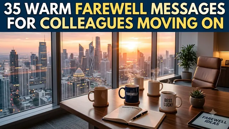 40 Warm Farewell Quotes for Colleagues & Goodbye Wishes