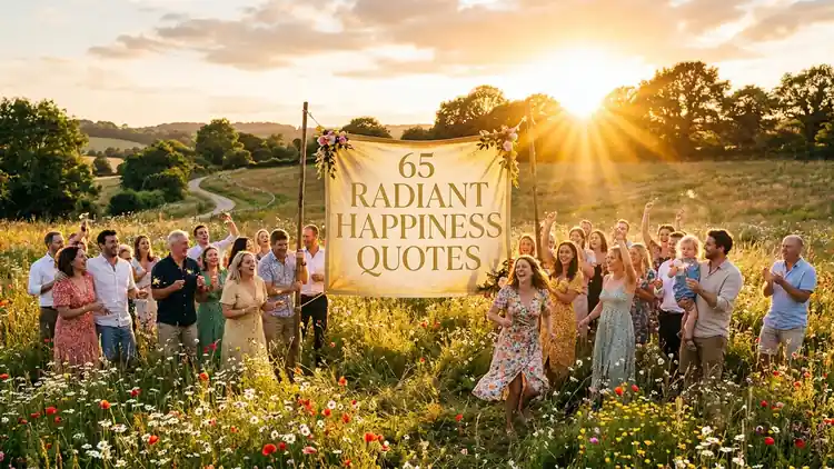 65 Radiant Happiness Quotes, Toast Ideas & Daily Blessings for Pure Joy