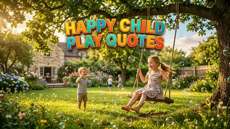 55 Happy Child Play Quotes Celebrating Childhood Wonder, Free Imagination & Pure Joy