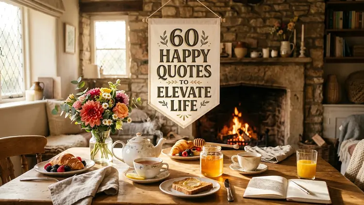 60 Happy Quotes to Elevate Celebrations, Hearth Gatherings & Lifelong Gratitude