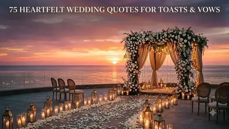 50 Heartfelt Wedding Quotes on Eternal Love & Marriage