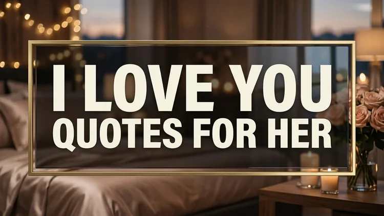 47 Powerful I Love You Quotes for Her: Direct Declarations, Deep Romance & Unwavering Commitment