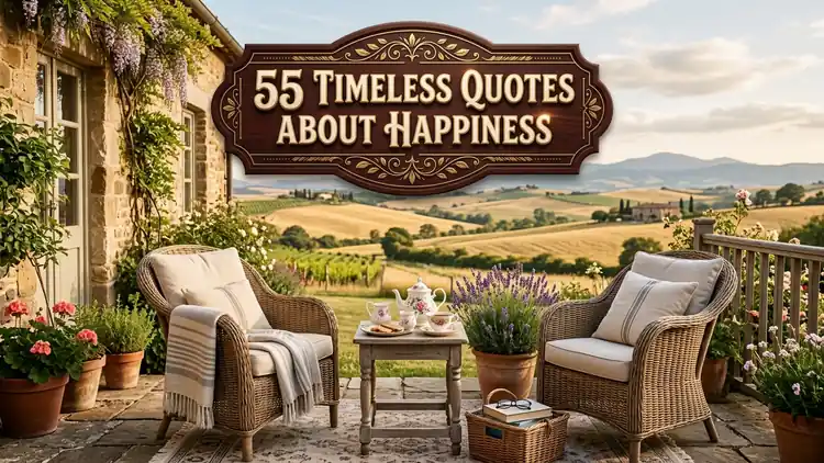 55 Timeless Quotes About Happiness: Cultivating Domestic Serenity & Lasting Gratitude