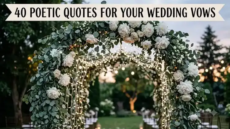 40 Romantic Quotes for Wedding Vows on Everlasting Love