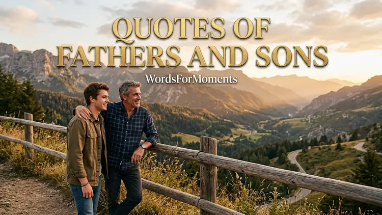 75 Quotes of Fathers and Sons: Unbreakable Bonds, Mentorship & Pride