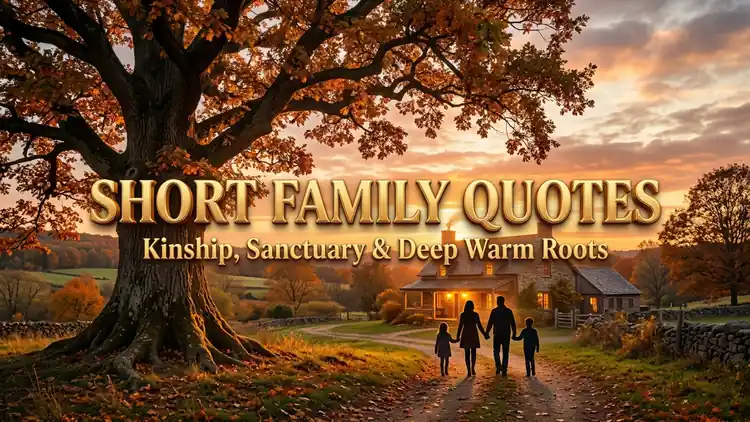55 Meaningful Short Family Quotes: Unbreakable Kinship, Sanctuary & Warm Roots