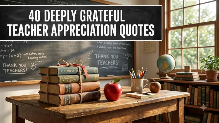 40 Inspiring Teacher Appreciation Quotes & Thank Yous