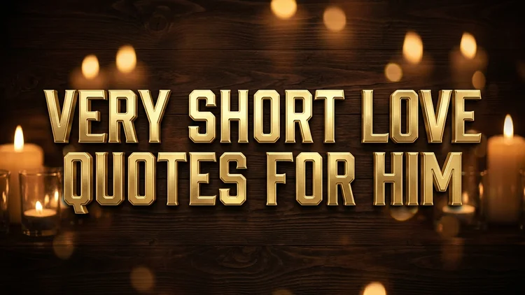 70 Very Short Love Quotes for Him: Sweet, Compact & Soulful Expressions